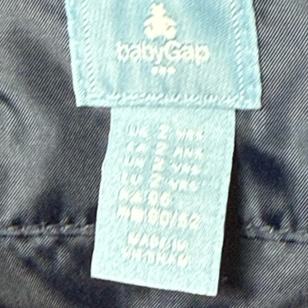 GAP Dark Blue Kids Quilted Vest-Size 2 Years-Excellent Condition